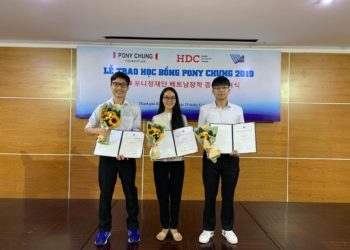 học bổng Pony Chung 2019