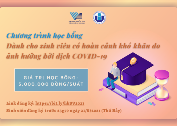 Học bổng cho SV có hoàn cảnh khó khăn do ảnh hưởng bởi Covid-19