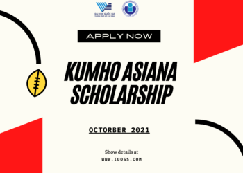 Học bổng Kumho Asiana dành cho Tân sinh viên ĐHQT năm 2021