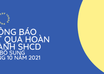 Thông báo công bố kết quả hoàn thành SHCD bổ sung_Đợt tháng 10/2021