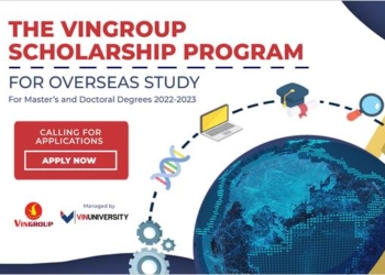 Học bổng KH-CN Đào tạo Thạc sĩ, Tiến sĩ Du học Nước ngoài của Tập đoàn Vingroup 2021