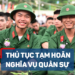 Xác nhận tạm hoãn nghĩa vụ quân sự cho nam SV đang học tại ĐH Quốc tế 2021