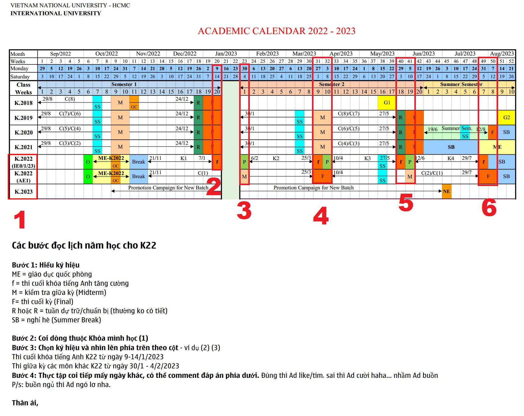 Academic Calendar – IU Office of Student Services