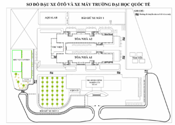 TB v/v đậu xe ôtô, xe máy đúng vị trí trong khuôn viên trường 2022