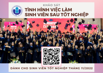 Khảo sát tình hình việc làm của sinh viên sau tốt nghiệp năm 2022
