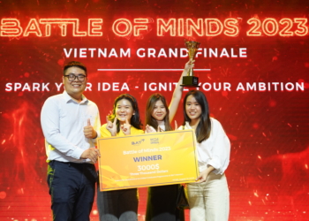 Chúc mừng sinh viên Nguyễn Ngọc Quế Anh và đội Spidergirls giành chiến thắng cuộc thi Battle of Minds 2023
