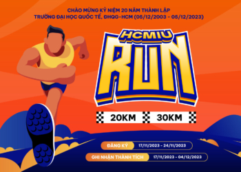 GIẢI CHẠY TRỰC TUYẾN HCMIU RUN – CHÀO MỪNG 20 NĂM THÀNH LẬP TRƯỜNG