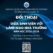 Thông báo chương trình Đối thoại giữa sinh viên với lãnh đạo nhà trường năm học 2023-2024