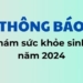 Thông báo_V/v khám sức khỏe sinh viên năm 2024