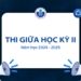 Thông báo về quy định tổ chức thi giữa học kỳ II, năm học 2024-2025