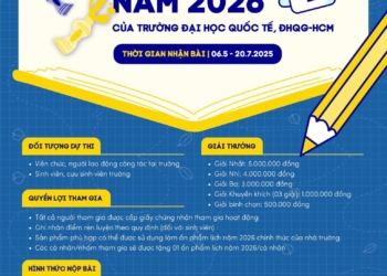 CUỘC THI THIẾT KẾ LỊCH TẾT NGUYÊN ĐÁN TRƯỜNG ĐH QUỐC TẾ NĂM 2026