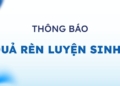 Thông báo_Kết quả rèn luyện sinh viên Học kỳ 1 năm học 2024-2025