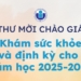 Thư mời chào giá_Khám sức khỏe đầu vào và định kỳ cho SV NH25-26