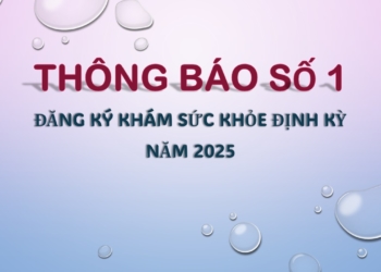 TB lần 1_ Đăng ký khám sức khỏe sinh viên năm 2025