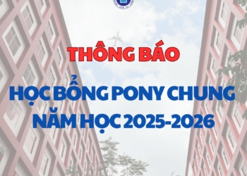 Thông báo_Học bổng Pony Chung năm học 2025 – 2026