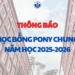 Thông báo_Học bổng Pony Chung năm học 2025 – 2026