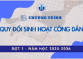 TB_Chương trình Quy đổi Sinh hoạt công dân năm học 2025-2026