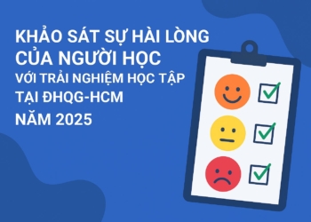 Khảo sát sự hài lòng của người học với trải nghiệm học tập tại ĐHQG-HCM năm 2025