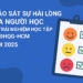 Khảo sát sự hài lòng của người học với trải nghiệm học tập tại ĐHQG-HCM năm 2025