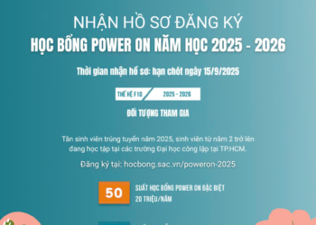 Chương trình Học bổng Power On năm học 2025-2026