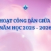 Thông báo về chương trình sinh hoạt công dân giữa khóa năm học 2025-2026