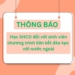 Thông báo về việc tham gia học sinh hoạt công dân đối với sinh viên chương trình liên kết đào tạo với nước ngoài