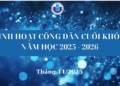 Thông báo chương trình sinh hoạt công dân cuối khóa năm học 2025-2026