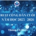 Thông báo chương trình sinh hoạt công dân cuối khóa năm học 2025-2026