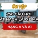 Ôn tập 250 câu hỏi lý thuyết lái xe Mô tô Hạng A/A1