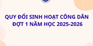 Thông báo Kết quả Quy đổi Sinh hoạt công dân đợt 1 năm học 2025 – 2026 (dự kiến)