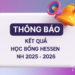 Thông báo_Kết quả học bổng HESSEN năm học 2025-2026