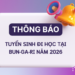 [HTTT] TUYỂN SINH ĐI HỌC TẠI BUN-GA-RI NĂM 2026