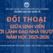 Thông báo chương trình Đối thoại giữa sinh viên với lãnh đạo nhà trường năm học 2025-2026
