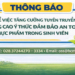 [Thông báo] – V/v Nghiêm túc tuân thủ các quy định khi tham gia giao thông