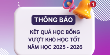 Thông báo – Kết quả học bổng vượt khó học năm học 2025 – 2026