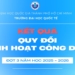 Thông báo Kết quả Quy đổi Sinh hoạt công dân đợt 3 năm học 2025-2026 (chính thức)