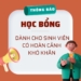 Chương trình học bổng dành cho Sinh viên có hoàn cảnh khó khăn Năm học 2026