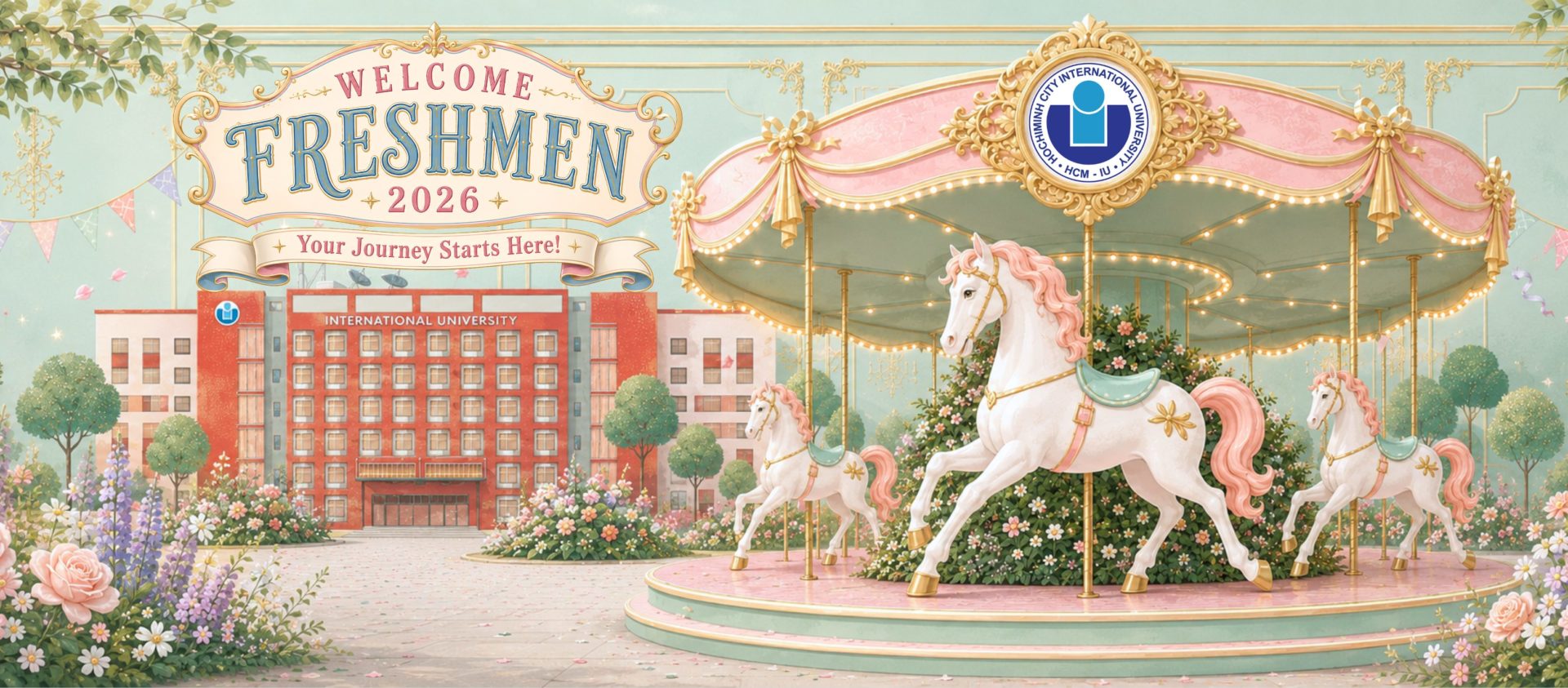 Welcome Freshmen 2026 - Your Journey Starts Here tại Trường Đại học Quốc tế