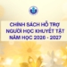 Thông báo về chính sách hỗ trợ người học khuyết tật học kỳ 1 năm học 2026-2027