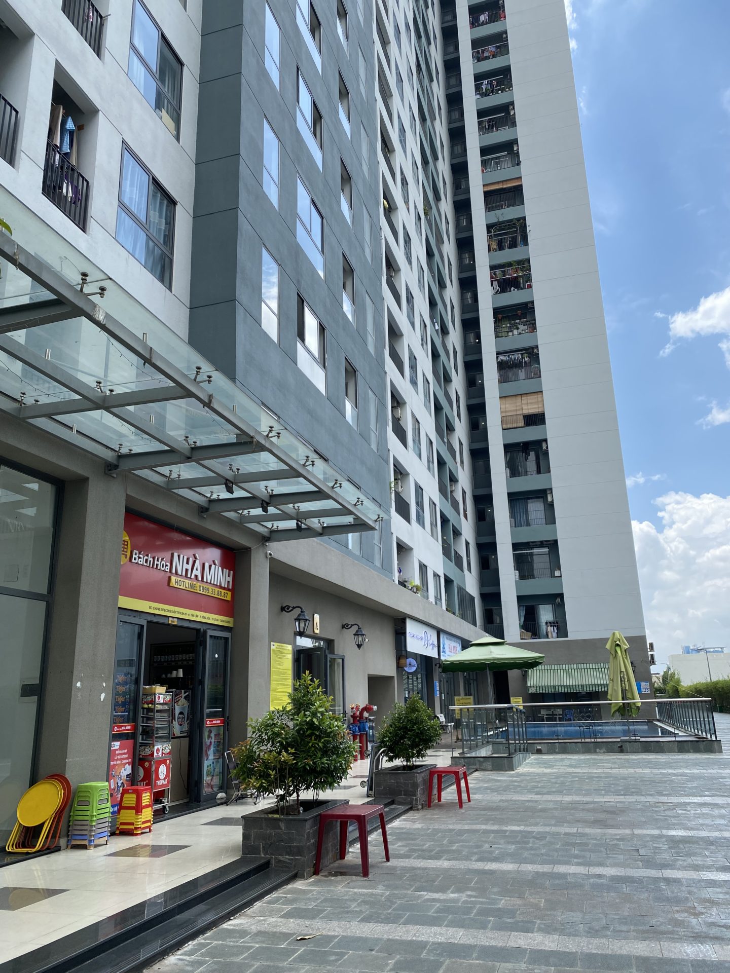 Tiện nghi trong căn hộ Lưu xá Maia