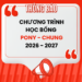 Thông báo_Học bổng Pony Chung năm học 2026 – 2027