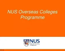 Chương trình thực tập NUS Overseas College (NOC) Internship