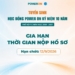 GIA HẠN THỜI GIAN ỨNG TUYỂN HỌC BỔNG POWER ON ĐẾN NGÀY 12/9