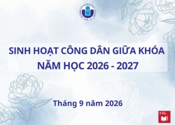 Thông báo về chương trình Sinh hoạt công dân giữa khóa năm học 2026 – 2027