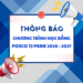 [THÔNG BÁO] HỌC BỔNG POSCO TJ PARK NĂM HỌC 2026 – 2027